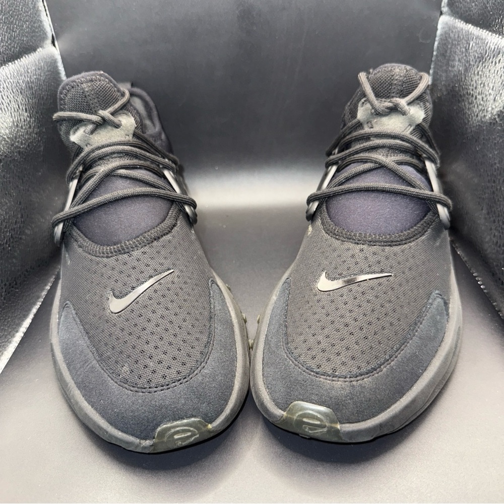 Size 6.5Y - Nike React Presto GS Triple Black, BQ4002-005, Clean, No Box FLAWED